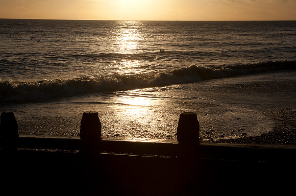 Sunset at Rustington Beach