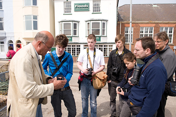 Take a View youth winners with Charlie Waite