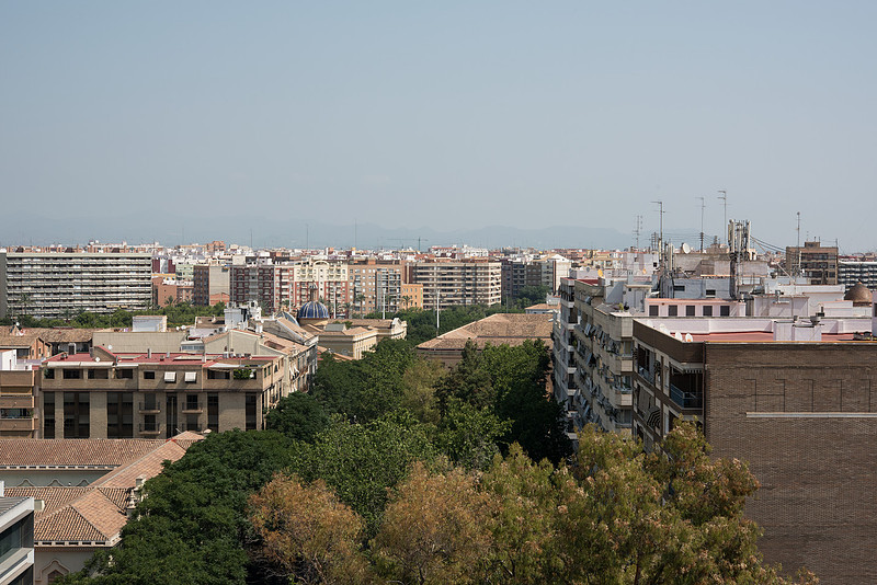 View from Torres de Quart Valencia_