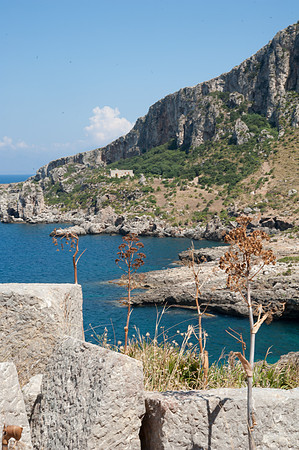Limestone blocks at Zarbo di Mare, San Vito
