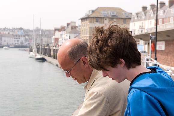 Take a View youth winners with Charlie Waite