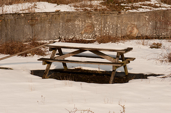 Snow Bench
