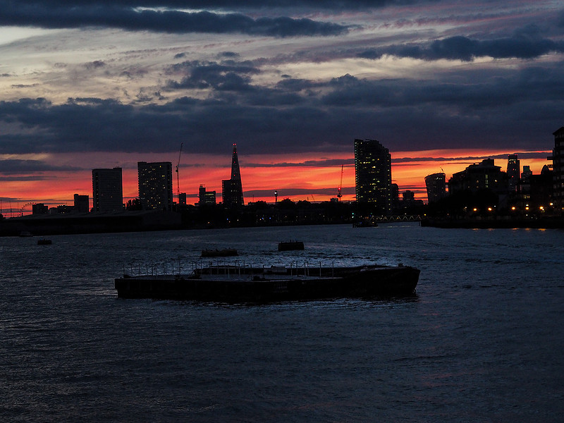 Sunset, West from Greenwich