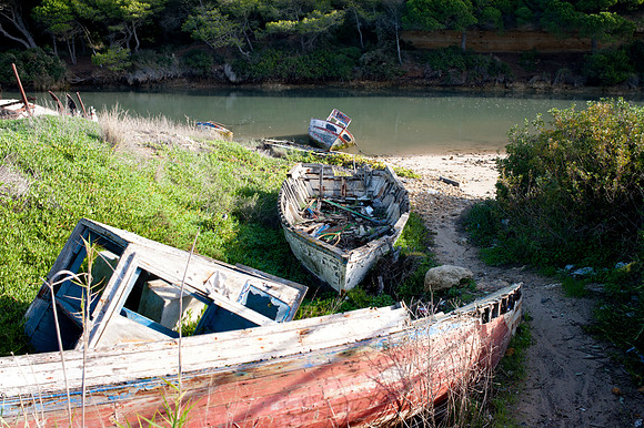 Old Boats at Puerto de Conil