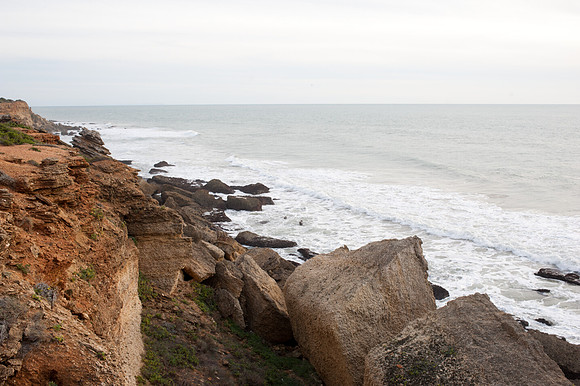 Oyster beds at Playa del Puerco