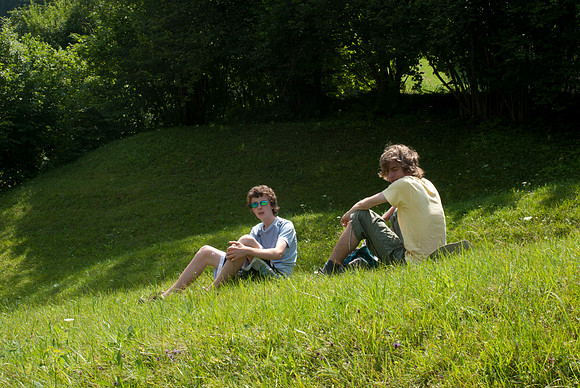 Oliver and Gerry Pokljuka Gorge