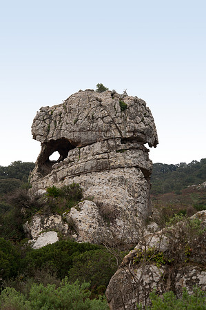 Devil's Eye rock, Near Puerto de Ojen_