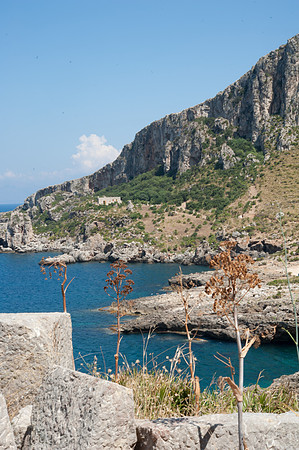 Limestone blocks at Zarbo di Mare, San Vito