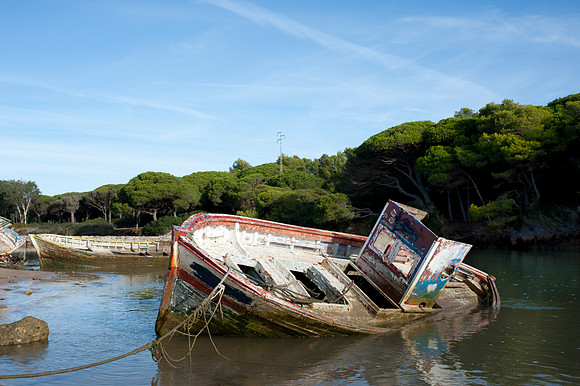 Old Boats at Puerto de Conil