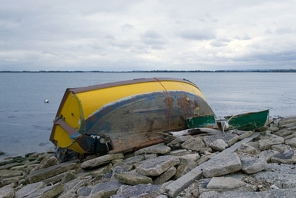 Boat wreck on Thorney Island, Hampshire