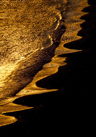 Beach cusps at Durdle Dor, Dorset